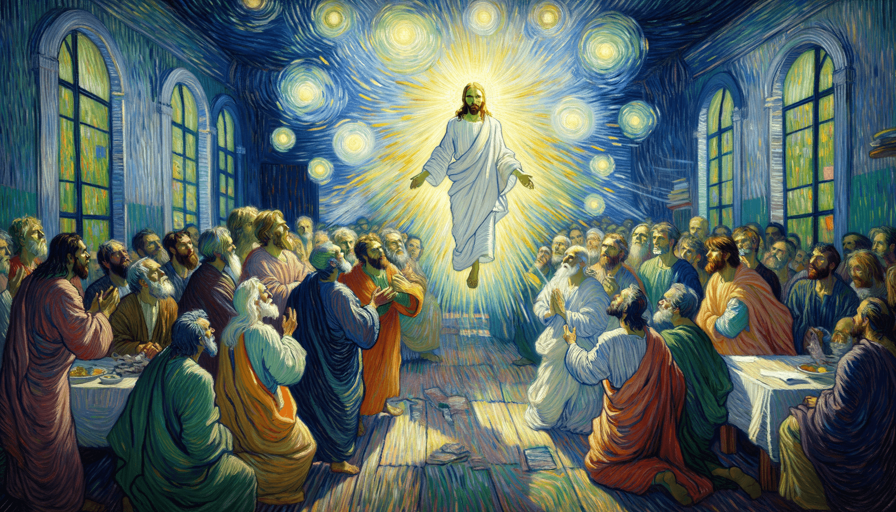 Jesus has risen and is in the midst